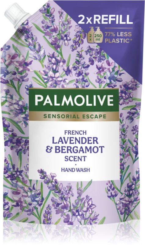 Palmolive Sensorial Escape French Lavender & Bergamot Săpun lichid pentru mâini rezervă 500 ml
