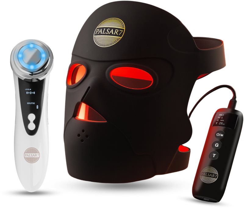 PALSAR7 Exclusive Set Photon LED Mask & Galvanic Iron set la un preț mai avantajos