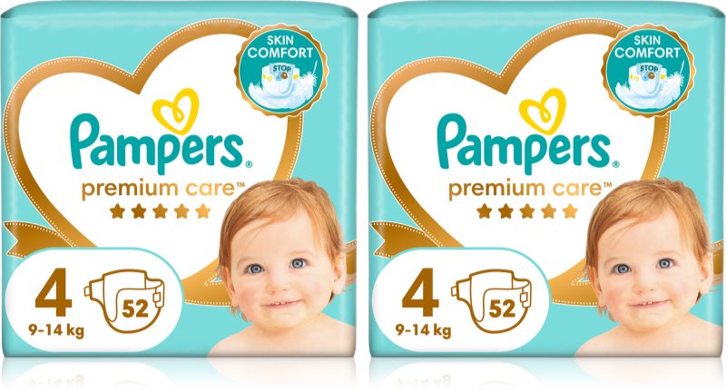 Pampers Premium Care Size 4 set pentru bebeluși și copii mici