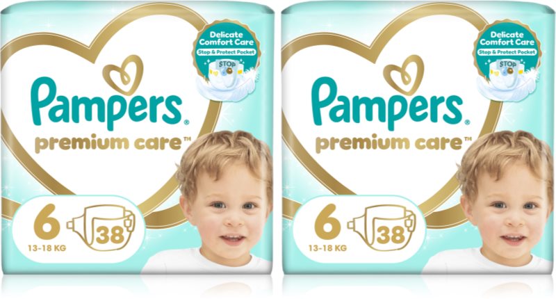 Pampers Premium Care Size 6 set pentru bebeluși și copii mici