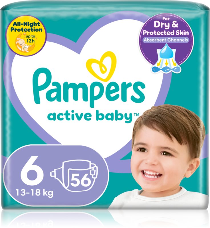 Pampers Active Baby Size 6 scutece de unică folosință
