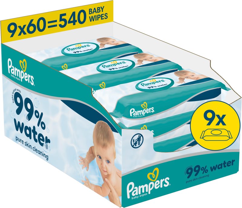 Pampers 99% Water Baby Wipes Servetele umede pentru copii