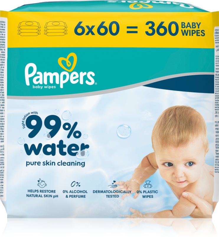 Pampers 99% Water Baby Wipes Servetele umede pentru copii