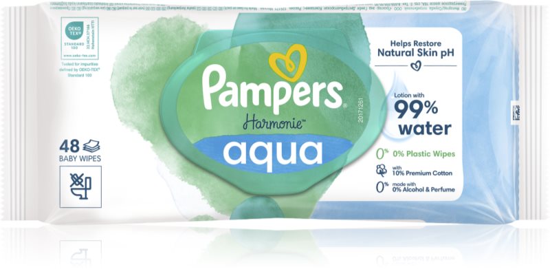 Pampers Harmonie Aqua Șervețele umede pentru copii