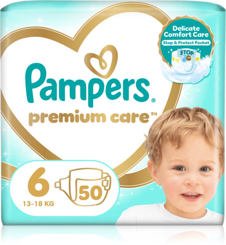 Pampers Premium Care Size 6 scutece de unică folosință