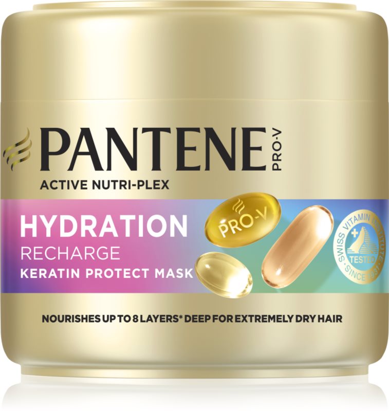 Pantene Pro-V Active Nutri Plex Hydration Recharge masca de par cu efect de regenerare si hidratare cu keratina 300 ml