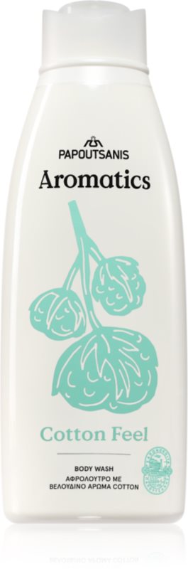 PAPOUTSANIS Aromatics Cotton Feel gel de duș mătăsos 650 ml