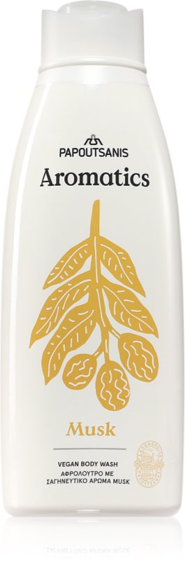 PAPOUTSANIS Aromatics Musk gel de duș pentru corp 650 ml