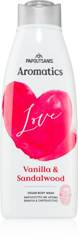 PAPOUTSANIS Aromatics Love gel de dus revigorant 600 ml