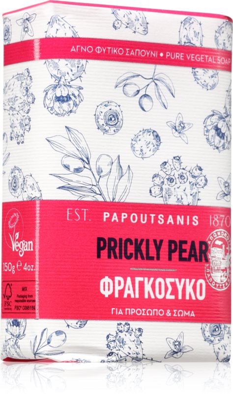 PAPOUTSANIS Prickly Pear săpun solid 150 g