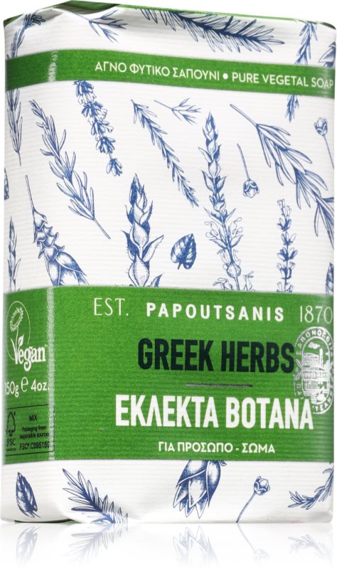 PAPOUTSANIS Greek Herbs săpun solid 150 g