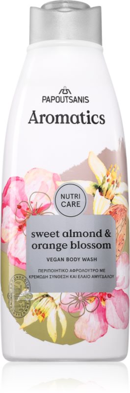 PAPOUTSANIS Aromatics Sweet Almond gel de duș 600 ml