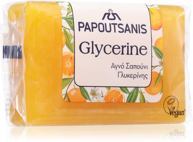 PAPOUTSANIS Glycerine Yellow săpun solid pentru corp 125 ml