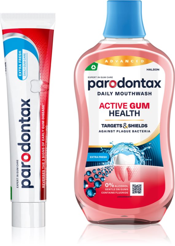 Parodontax Extra Fresh & Active Gum Health set pentru dinti