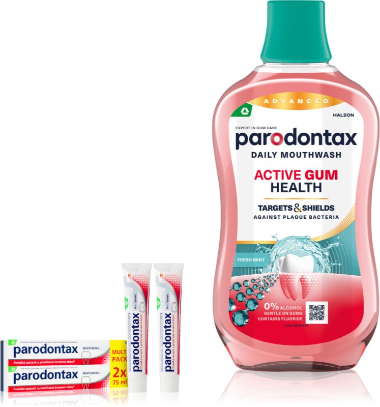 Parodontax Whitening & Acive Gum Health set pentru dinti