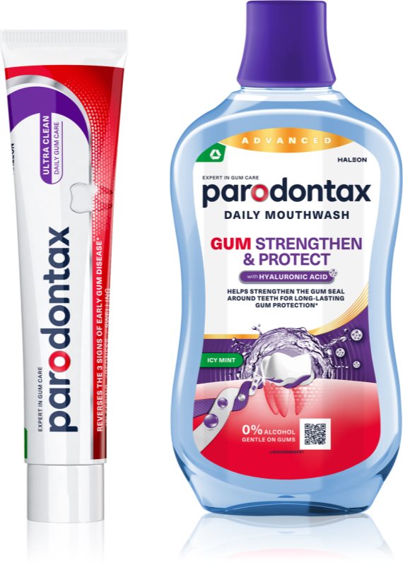 Parodontax Ultra Clean & Gum Strengthen & Protect set pentru dinti