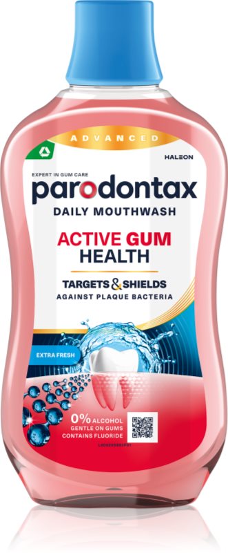 Parodontax Daily Gum Care Extra Fresh apă de gură pentru dinti sanatosi si gingii sanatoase Extra Fresh 500 ml