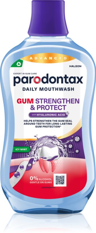 Parodontax Strengthen and Protect Icy Mint apă de gură 500 ml