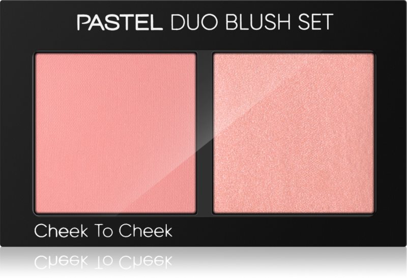 Pastel Profashion Duo Blush Set Cheek To Cheek paleta fard de obraz culoare 10 Hot Pink 2x4.3 g