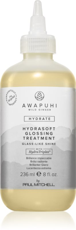Paul Mitchell Awapuhi Wild Ginger HydraSoft Glossing Treatment tratament intensiv pentru par pentru luciu cu aspect sanatos 236 ml