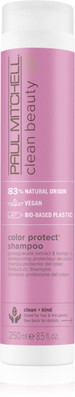 Paul Mitchell Clean Beauty Color Protect Shampoo sampon violet pentru păr în nuanțe reci de blond, decolorat sau șuvițat 250 ml
