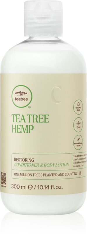 Paul Mitchell Tea Tree Hemp Restoring Conditioner & Body Lotion balsam de par si de corp 300 ml