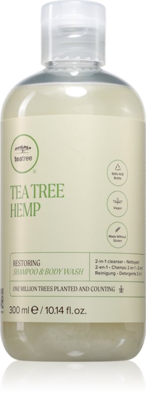Paul Mitchell Tea Tree Hemp Restoring Shampoo & Body Wash gel de duș și șampon cu efect de hidratare 300 ml