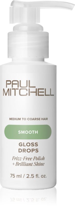 Paul Mitchell Smooth Gloss Drops ser de păr pentru un par stralucitor si catifelat 75 ml
