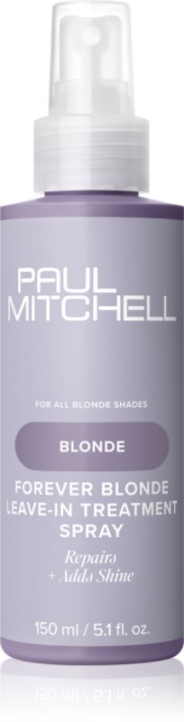 Paul Mitchell Blonde Forever Blonde Leave-In Treatment Spray spray care nu necesita clatire pentru părul decolorat, vopsit și tratat chimic 150 ml
