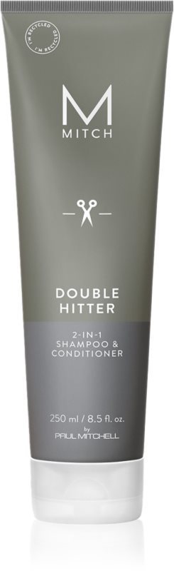 Paul Mitchell Mitch Double Hitter 2-IN-1 Shampoo & Conditioner sampon si balsam 2 in 1 pentru barbati 250 ml