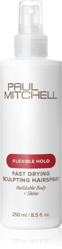 Paul Mitchell Flexible Hold Fast Drying Sculpting Hairspray fixativ pentru volum și strălucire 250 ml