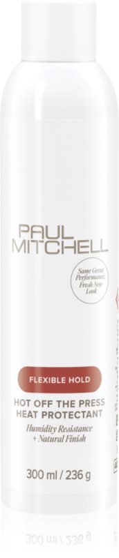 Paul Mitchell Flexible Hold Hot Off The Press Heat Protectant spray protector pentru modelarea termica a parului 300 ml