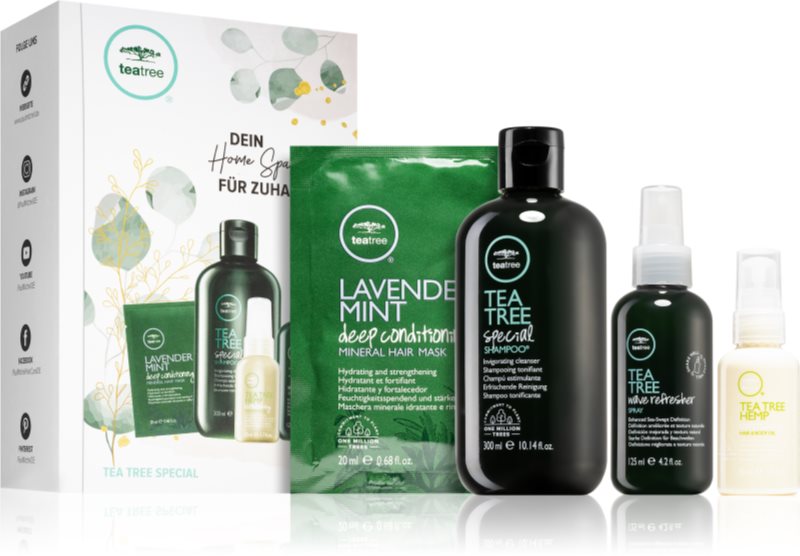 Paul Mitchell Tea Tree set pentru par ondulat si cret