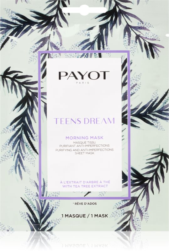 Payot Morning Mask Teens Dream masca de celule cu efect de curatare si reimprospatare pentru piele mixta spre grasa
