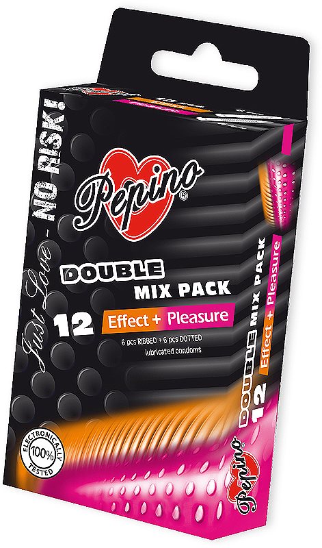 Pepino Double Mix Pack prezervative 12 buc