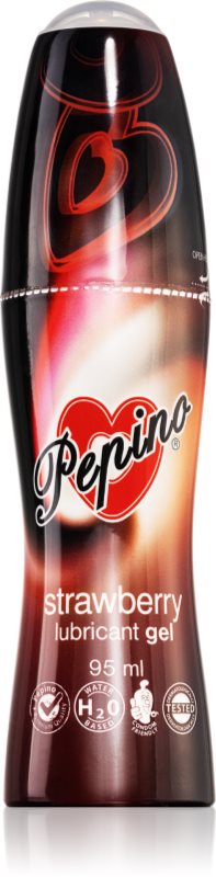Pepino Strawberry gel lubrifiant cu aromă 95 ml