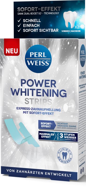 Perl Weiss Power Whitening Strips benzi pentru albirea dintilor 5x2 buc