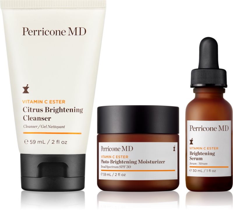 Perricone MD Vitamin C Ester Brightening Trio set cadou cu vitamina C