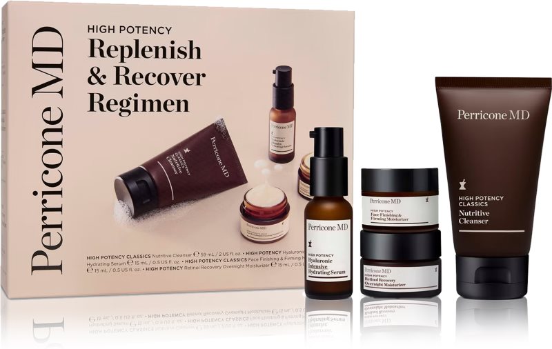 Perricone MD High Potency Replenish & Recover Regimen set cadou pentru hidratare si fermitate