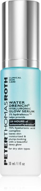 Peter Thomas Roth Water Drench Hyaluronic Glow Serum ser hialuronic pentru o piele mai luminoasa 30 ml