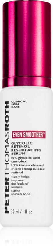 Peter Thomas Roth EVEN SMOOTHER™ Glycolic Retinol Resurfacing Serum ser intensiv cu efect de netezire 30 ml