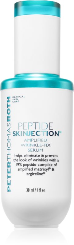 Peter Thomas Roth Peptide Skinjection™ Amplified Wrinkle-Fix Serum Refillable serum intensiv pentru fermitate pentru netezirea instantanee a ridurilor reîncărcabile 30 ml
