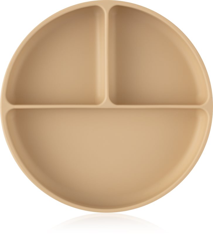 Petite&Mars Take&Match 6m+ farfurie compartimentată rotund Desert Sand 1 buc