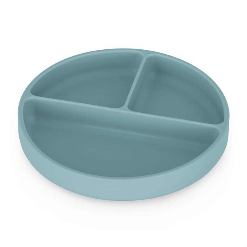 Petite&Mars Take&Match 6m+ farfurie compartimentată rotund Frosted Sky 1 buc