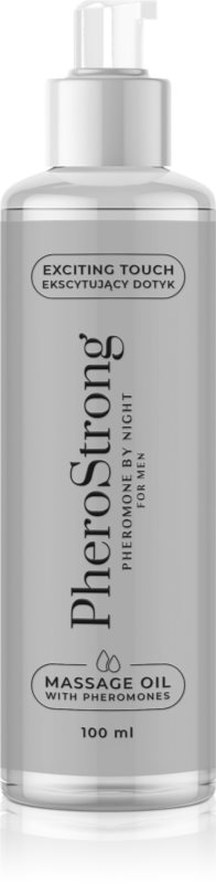 PheroStrong By Night for Men ulei de masaj cu feromoni pentru bărbați 100 ml