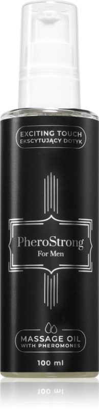 PheroStrong Massage Oil With Pheromones ulei de masaj cu feromoni pentru bărbați 100 ml