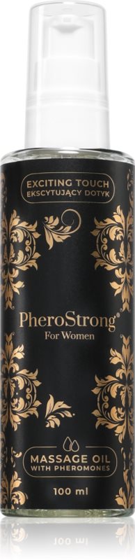 PheroStrong Massage Oil With Pheromones ulei de masaj cu feromoni pentru femei 100 ml