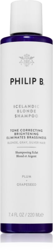 Philip B. Icelandic Blonde șampon pentru părul blond şi gri 220 ml