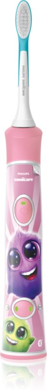 Philips Sonicare For Kids HX6352/42 Sonic Electric periuța de dinți pentru copii cu Bluetooth Pink 1 buc