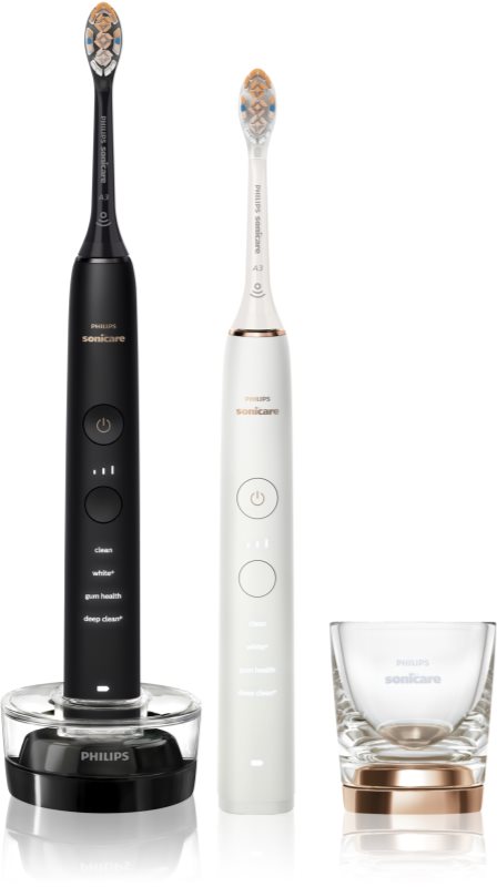 Philips Sonicare 9000 DiamondClean HX9914/69 Sonic Electric periuță de dinți, 2 setari 2 buc